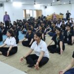 जीएनआईओटी एमबीए संस्थान में मनाया गया योग दिवस।